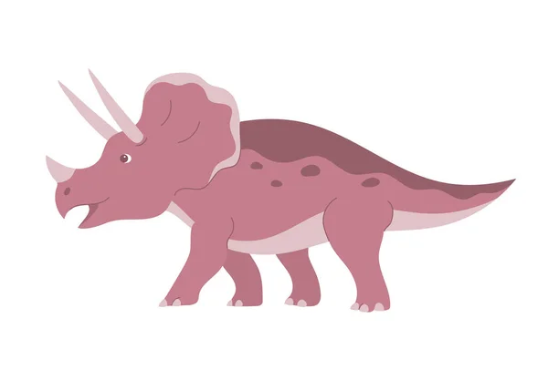 Triceratops Med Farliga Horn Växtätare Stark Dinosaurie Jura Perioden Förhistorisk — Stockfoto