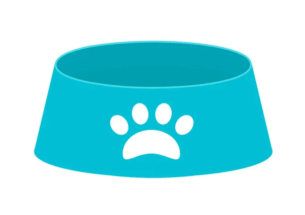 Empty Bowl Cat Dog Food Home Pet Meat Feed Flat — 스톡 벡터