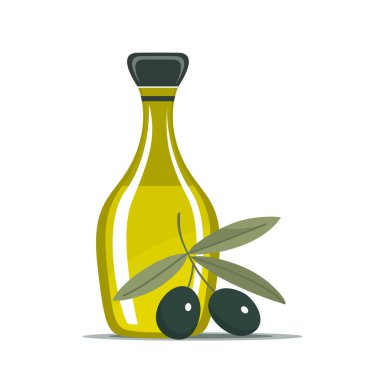 Beyaz arka planda yaprakları olan bir zeytin dalı