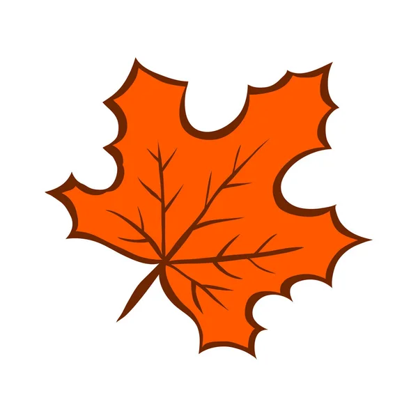 Feuille Érable Rouge Érable Jaune Orange Rouge Nature Plantes Saison — Image vectorielle
