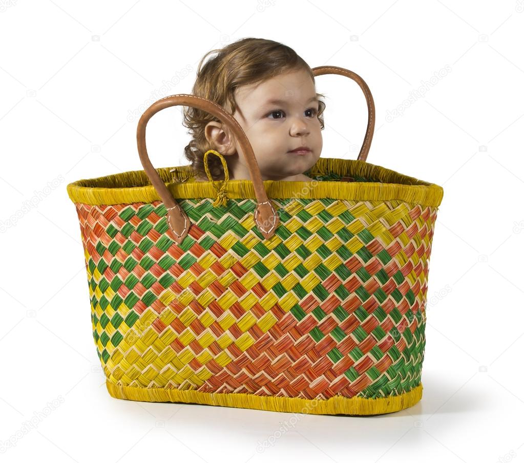 Baby in Basket