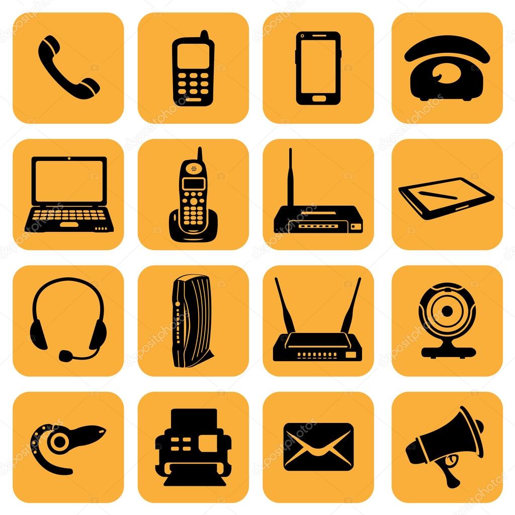 Telecommunication icons