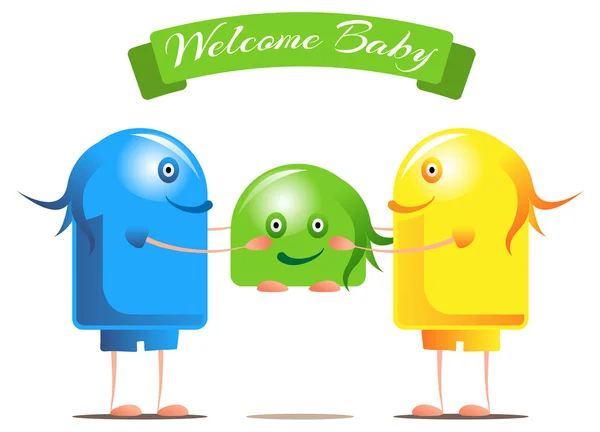 Bienvenido para el nuevo bebé —  Fotos de Stock