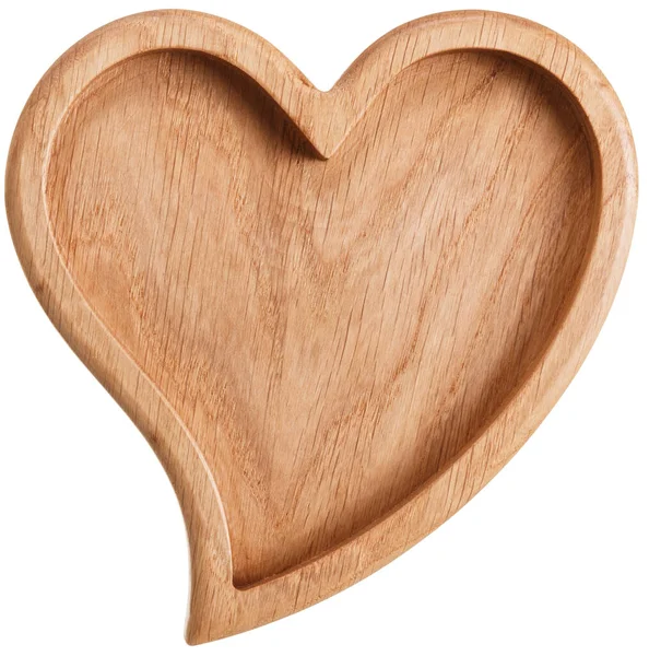 Quadro Coração Madeira Para Dia Dos Namorados — Fotografia de Stock