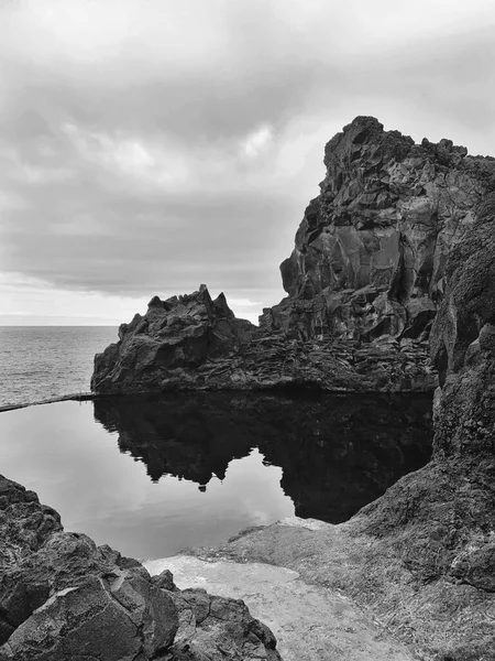 Man Silhouette Madeira — Stock Photo, Image