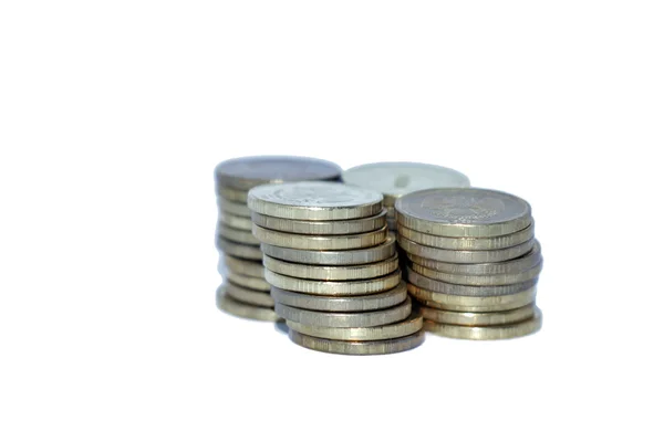 A stacks of gold coins — Stock Photo, Image