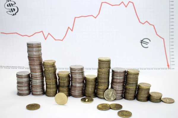 The economic downturn in the Euro zone. The collapse of the system — Stock Photo, Image