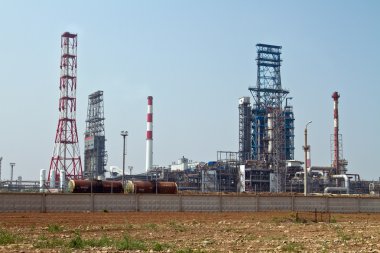 volgograd rafineri üretim bölümü görünümü