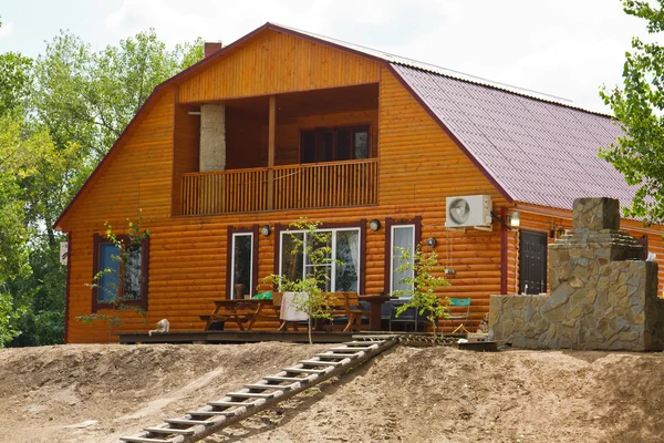 The rest house of the Russian tourist center. — Stock Photo, Image