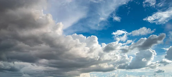 Lucht Met Wolken Ochtend Avond — Stockfoto