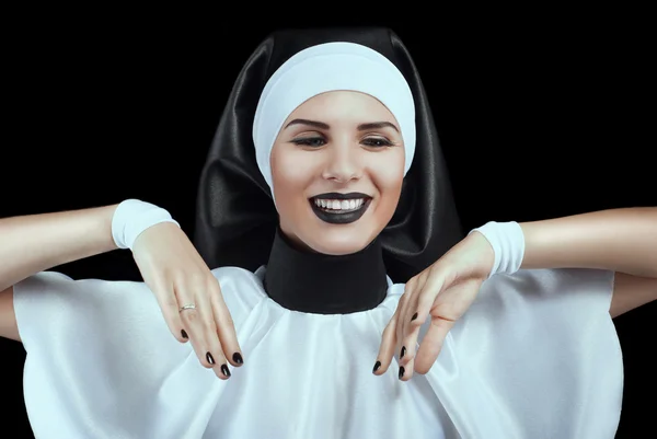 Cute nun — Stock Photo, Image