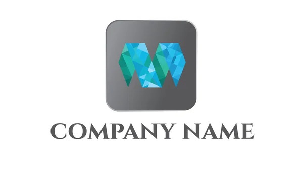Polygona logo — Wektor stockowy