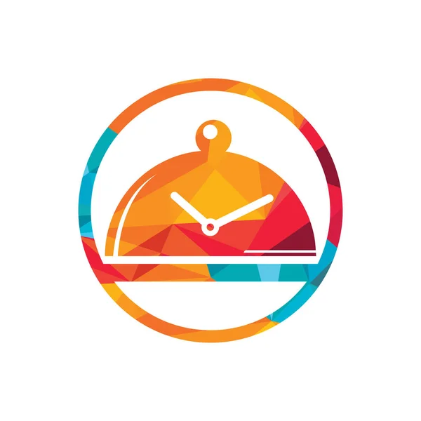 Food Time Vector Logo Design Template — Stock vektor