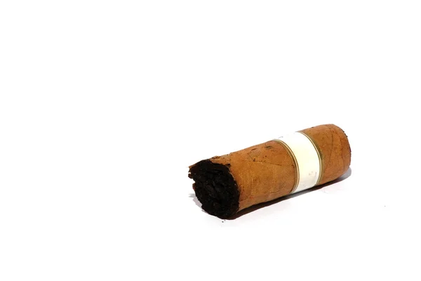 Cigare fumé — Photo
