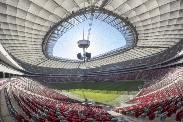 Polnisches Nationalstadion in Warschau Stockbild