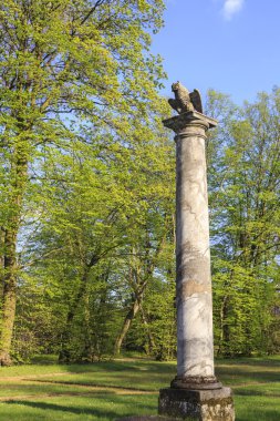 Fransız Polonya nieborow bahçede
