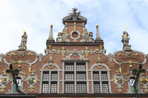 The facade of the great armory in Gdansk, Poland — Stock Photo, Image