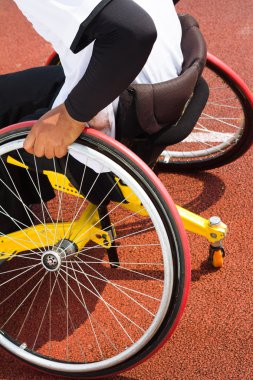 tekerlekli sandalye sporcular, yarış pisti