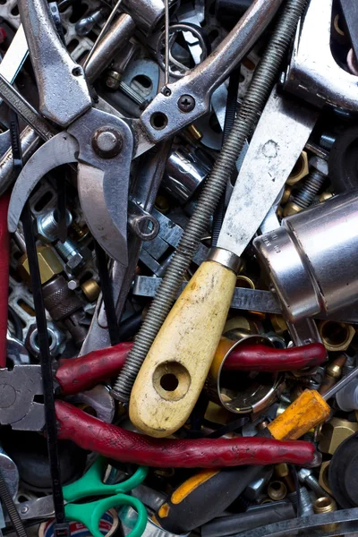 Diverse gamla handverktyg — Stockfoto