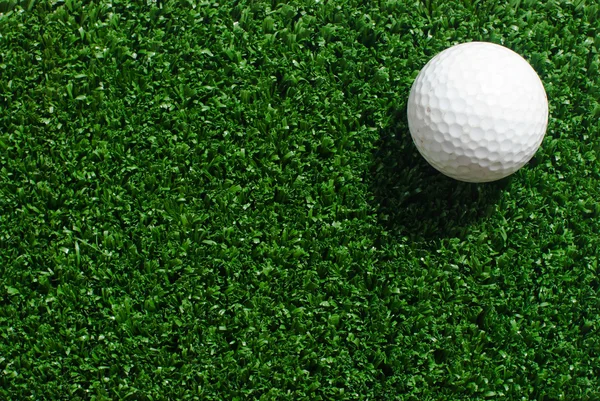 Golf ball and putter — Stock Photo, Image