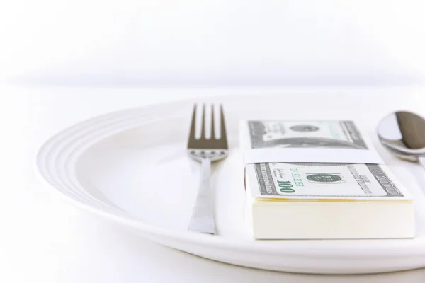 Concept image of food money