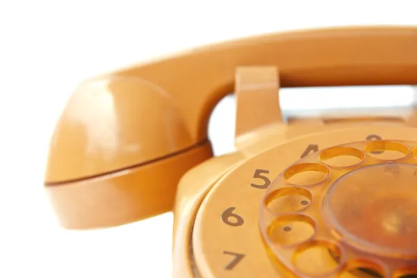 Teléfono vintage naranja —  Fotos de Stock