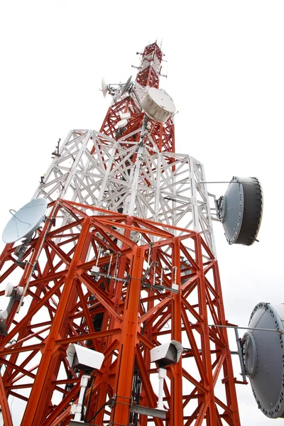 Communications Tower isolate on white background — Stock Photo, Image