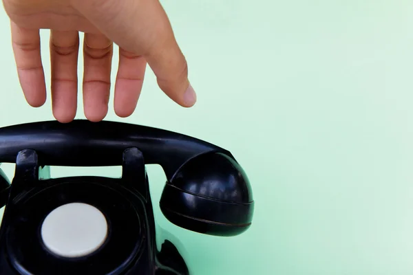Hang up the phone — Stock Photo, Image