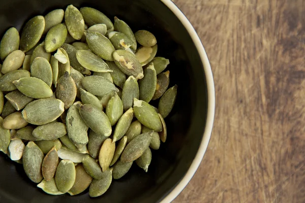 Roasted pumpkin kernels — Stock Photo, Image