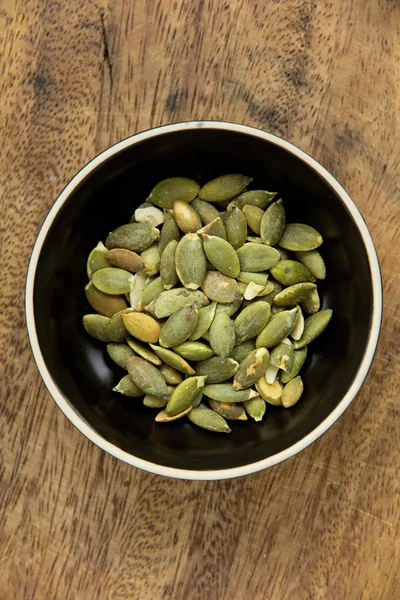 Roasted pumpkin kernels — Stock Photo, Image