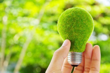 el Eko ampul enerji konsepti tutarak