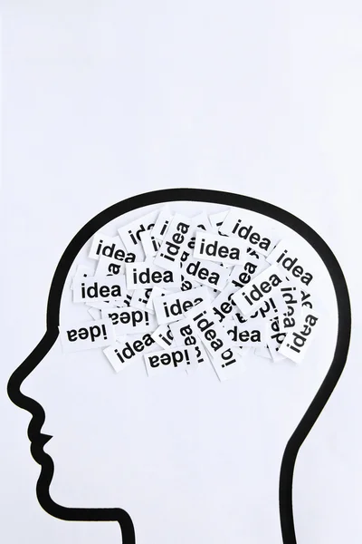 Hjärnan idé koncept — Stockfoto