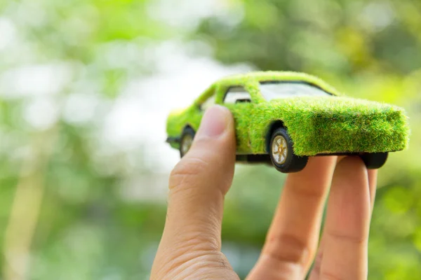 Conceito de ícone de carro Eco — Fotografia de Stock