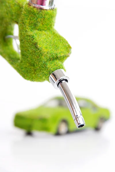 Eco brandstof mondstuk — Stockfoto