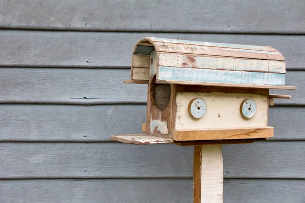 Wooden mailbox — Stock Photo, Image