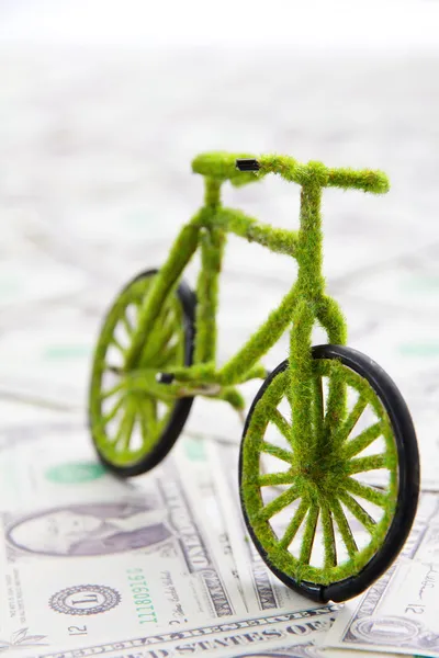 Eco fiets pictogram concept — Stockfoto