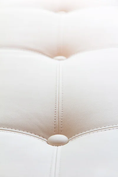 Close up of luxury buttoned leather — Stock Photo, Image