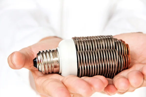 Eco light bulb — Stock Photo, Image