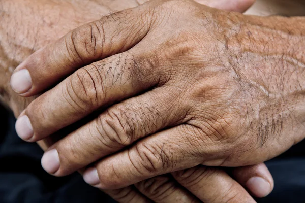 Old man hand — Stock Photo, Image