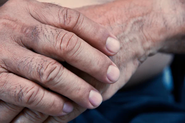 Hombre viejo mano —  Fotos de Stock