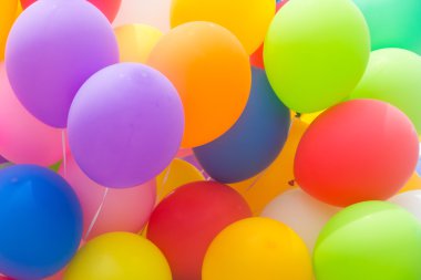 çok renkli balon