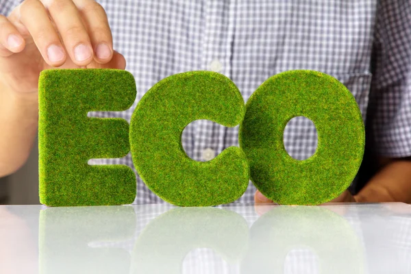 Eco alfabetet koncept — Stockfoto
