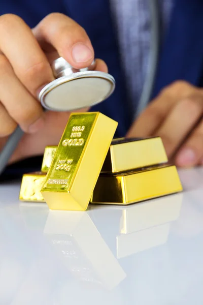 Gold bars concept — Stock Photo, Image