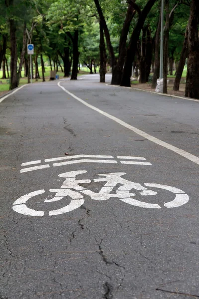 自転車レーン — ストック写真