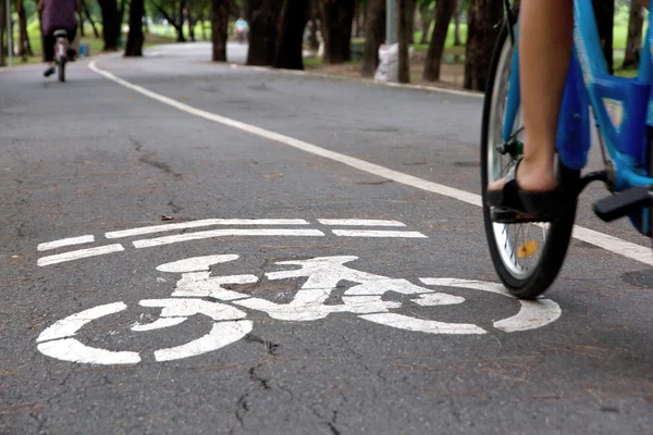 Bike lane — Stock Photo, Image