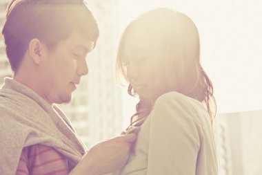 Jong paar in liefde gerichte dating