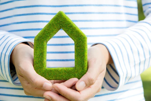 Green house icon — Stock Photo, Image