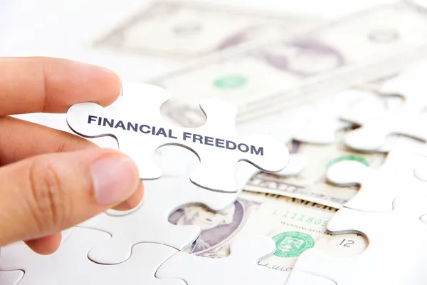 Concepto de libertad financiera — Foto de Stock