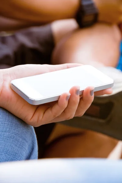 Teenagers With Mobile Phone — Stock Photo, Image