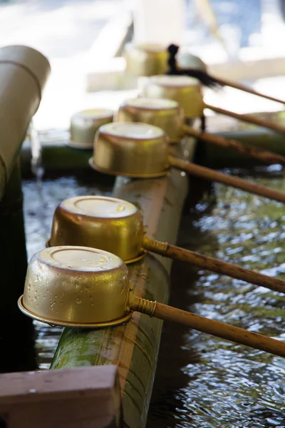 Shinto Shrine Purification Ladles — Stock Photo, Image